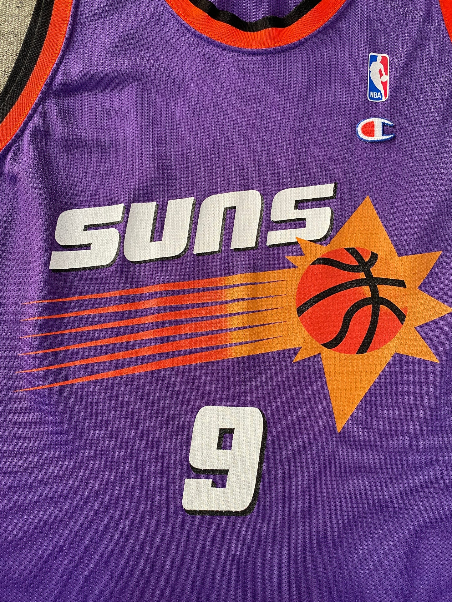 Vintage Suns NBA Jersey #9 Majerle - Size 48 | Made in USA by Champion