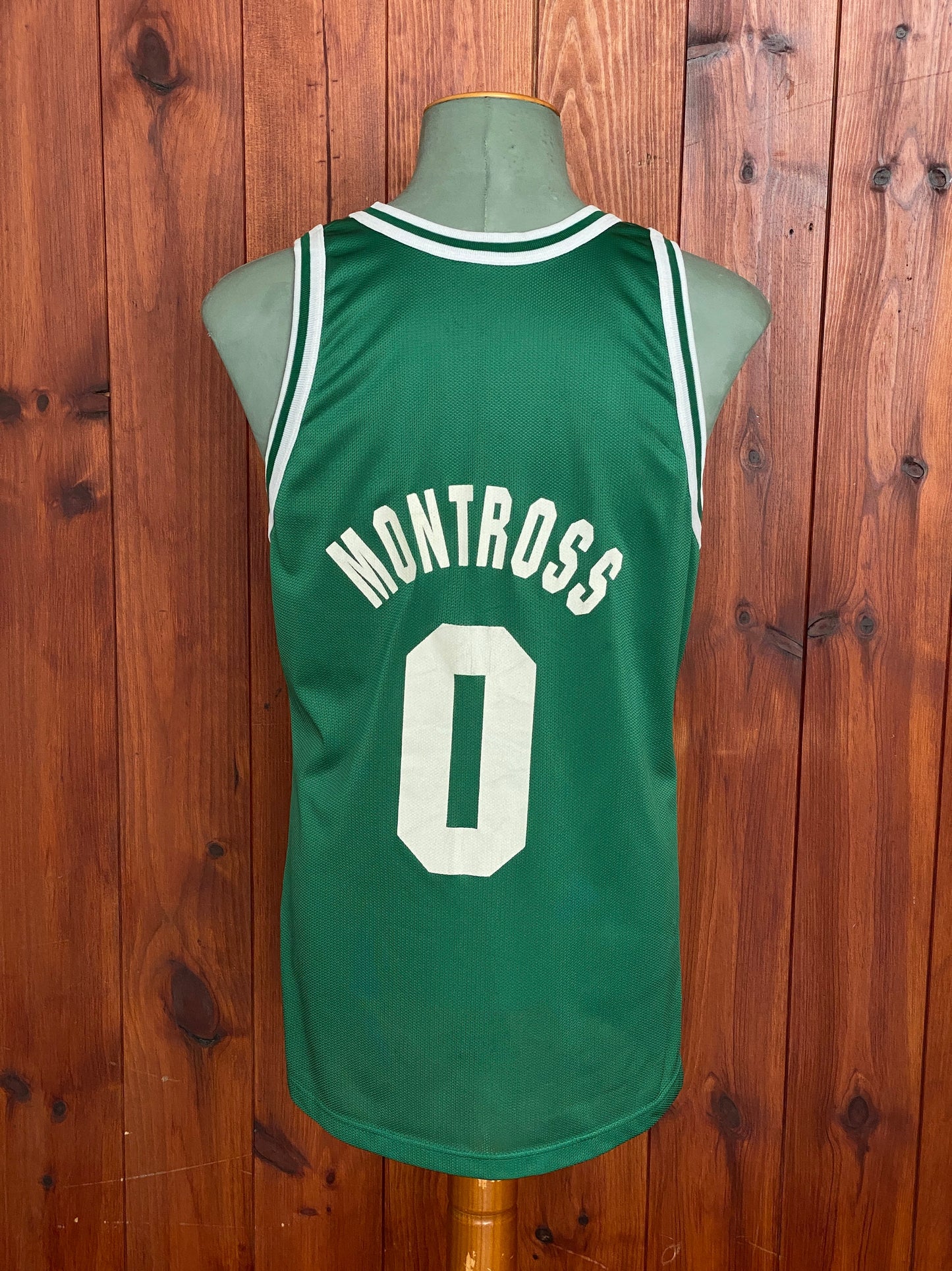 Authentic Size 44 Eric Montross #0 Celtics Vintage 90s Jersey | Made in USA by Champion
