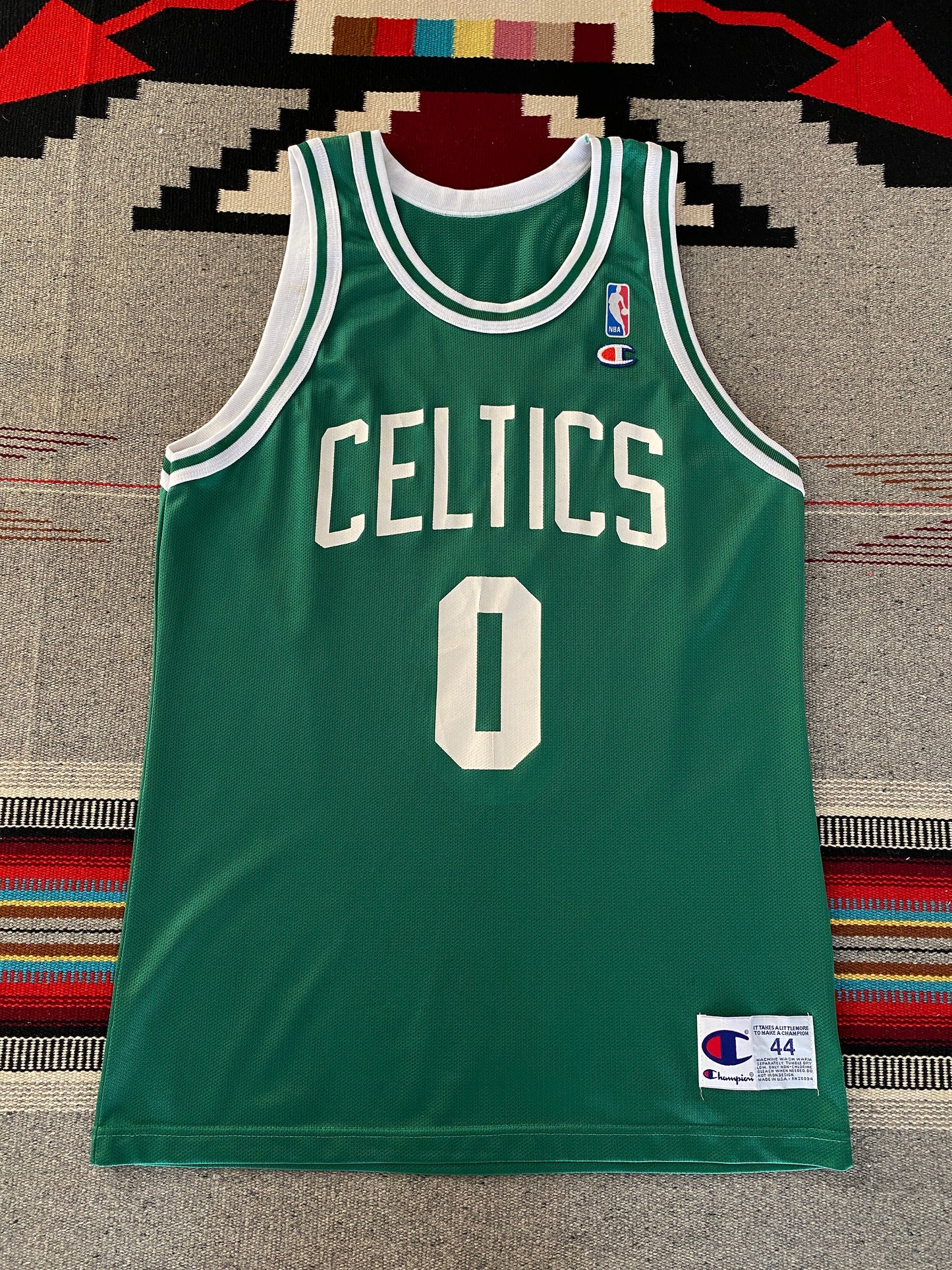 Authentic Size 44 Eric Montross #0 Celtics Vintage 90s Jersey | Made in USA by Champion