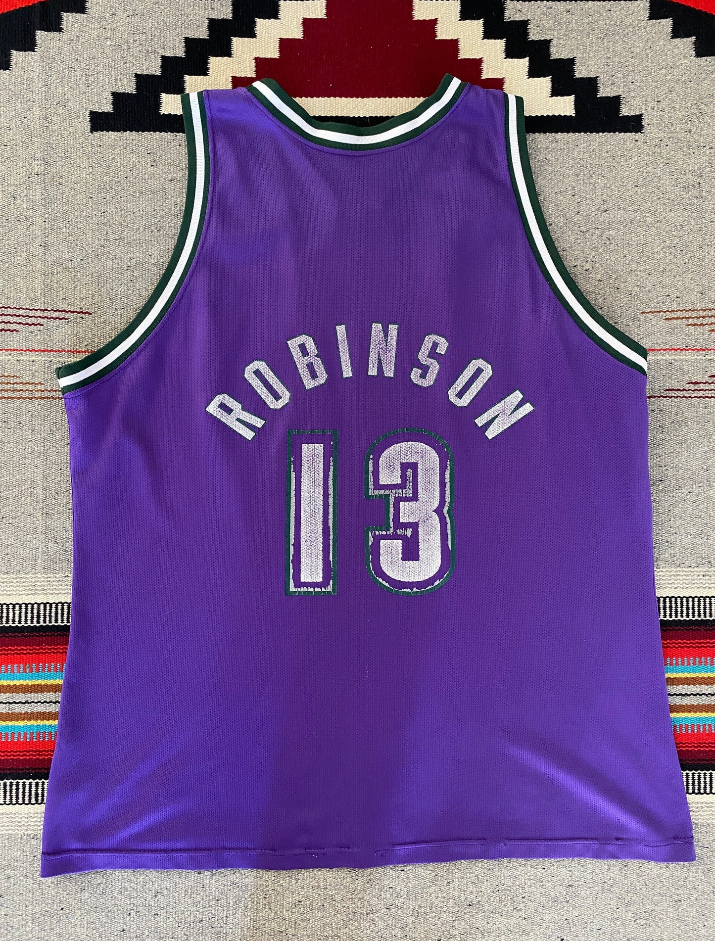 Vintage Champion NBA Jersey #13 Glenn Robinson Bucks - Size 48