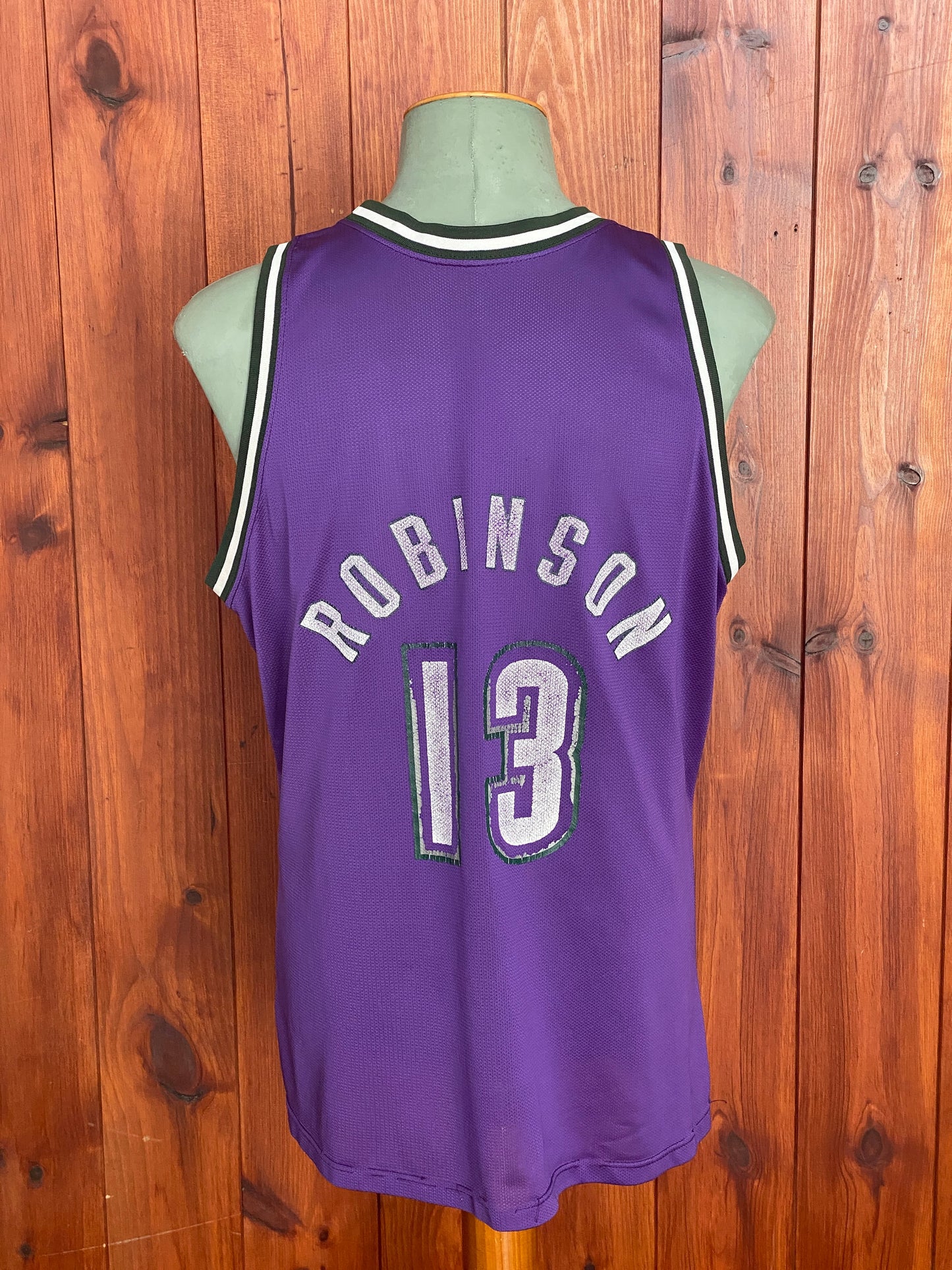 Vintage Champion NBA Jersey #13 Glenn Robinson Bucks - Size 48