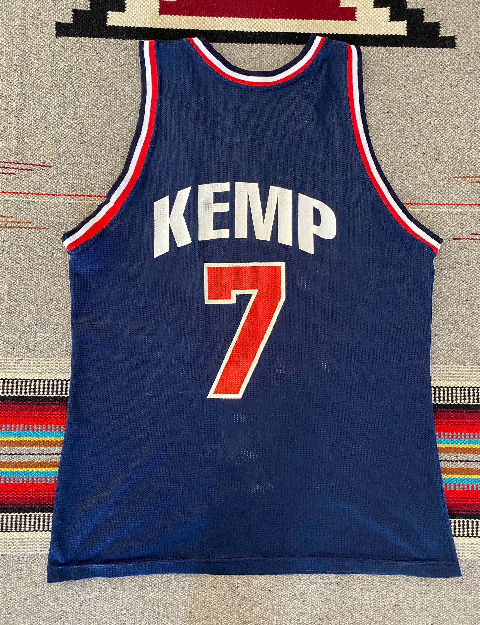 Vintage 90s Champion USA Dream Team Shawn Kemp Jersey | Classic NBA Style