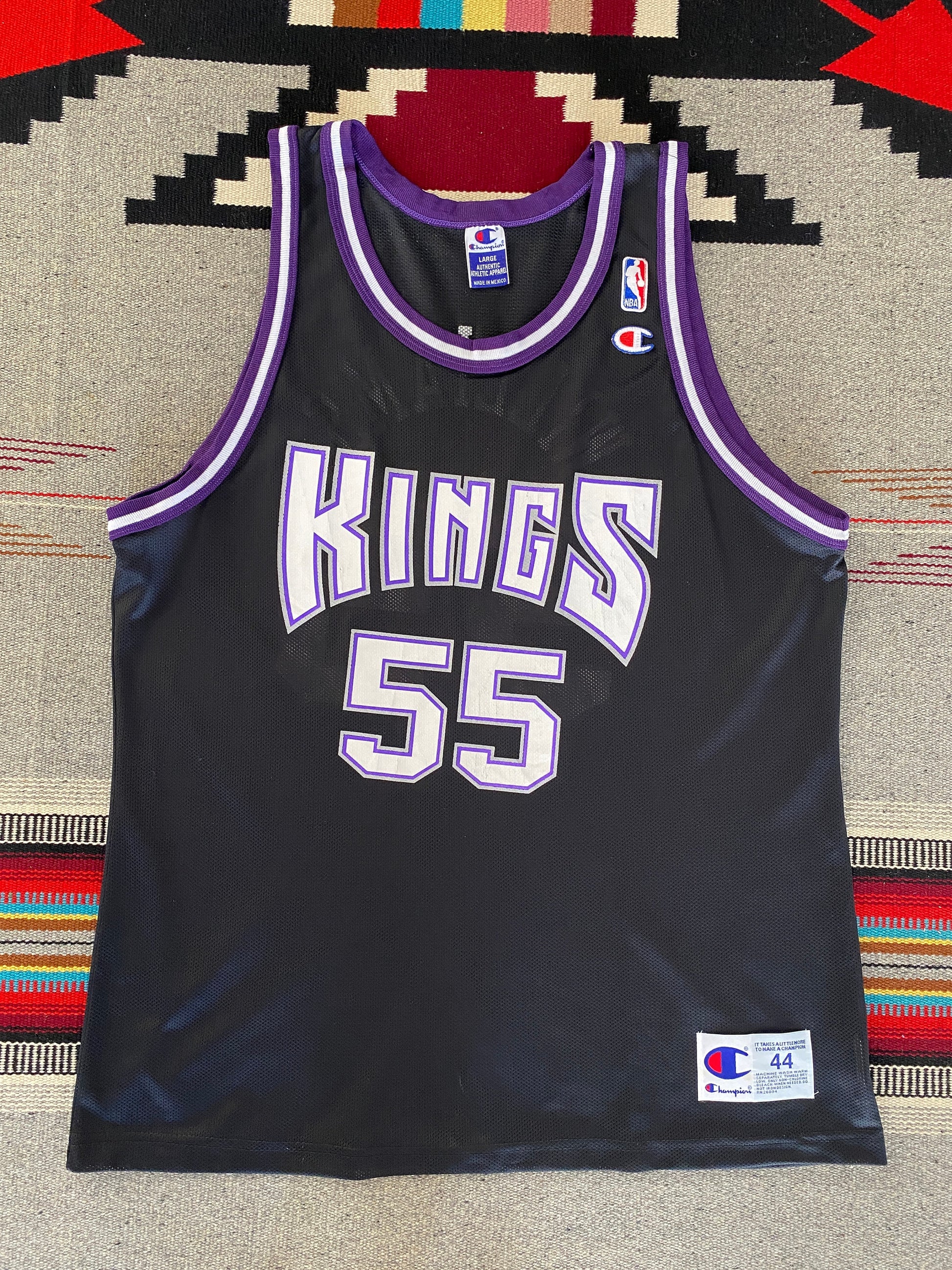 Authentic Size 44 Jason Williams #55 90s Champion NBA Kings Jersey | Vintage Collectible