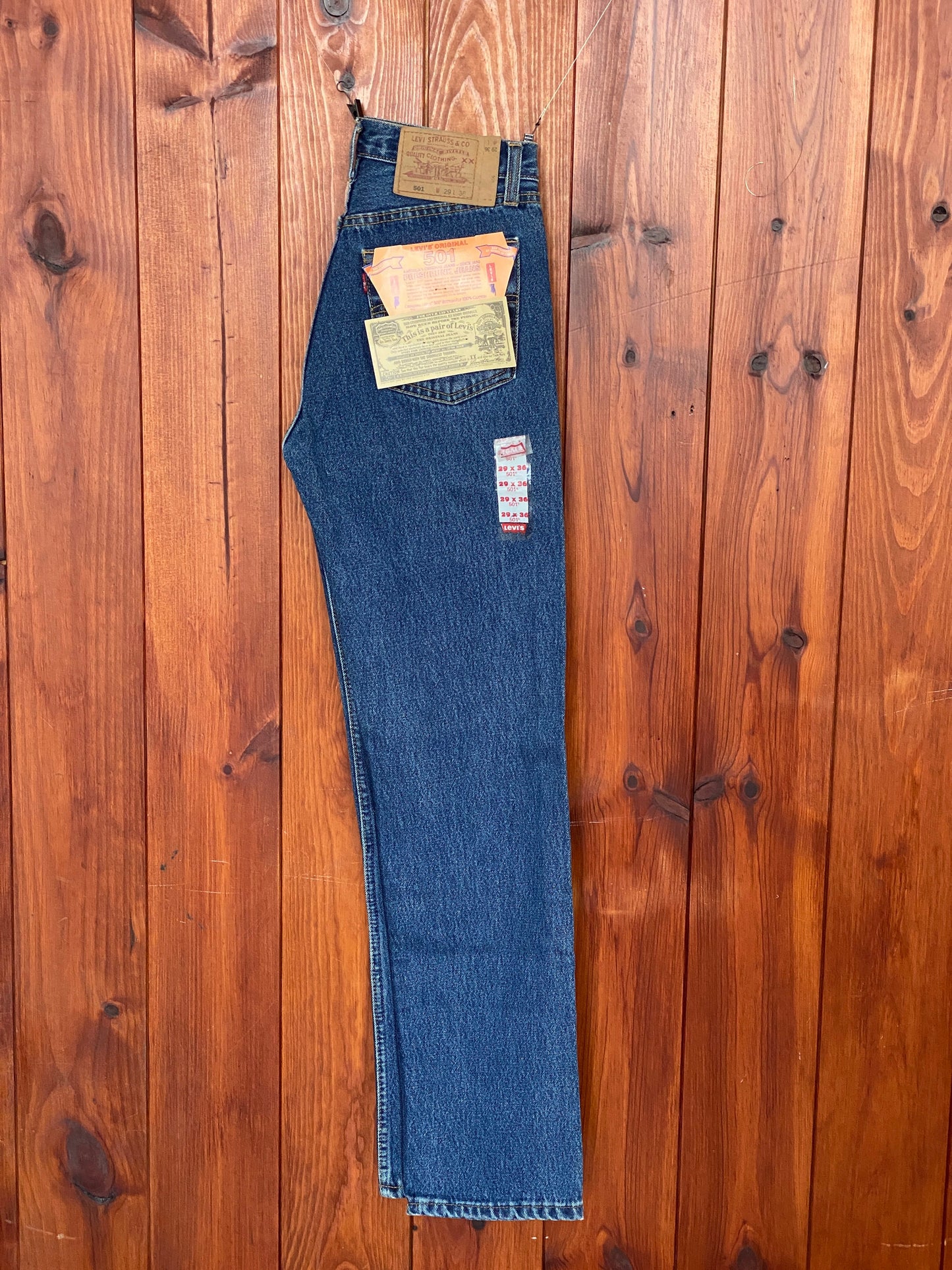 Vintage Levi's 501 Jeans 29X36 - NOS Made in USA | Classic Denim