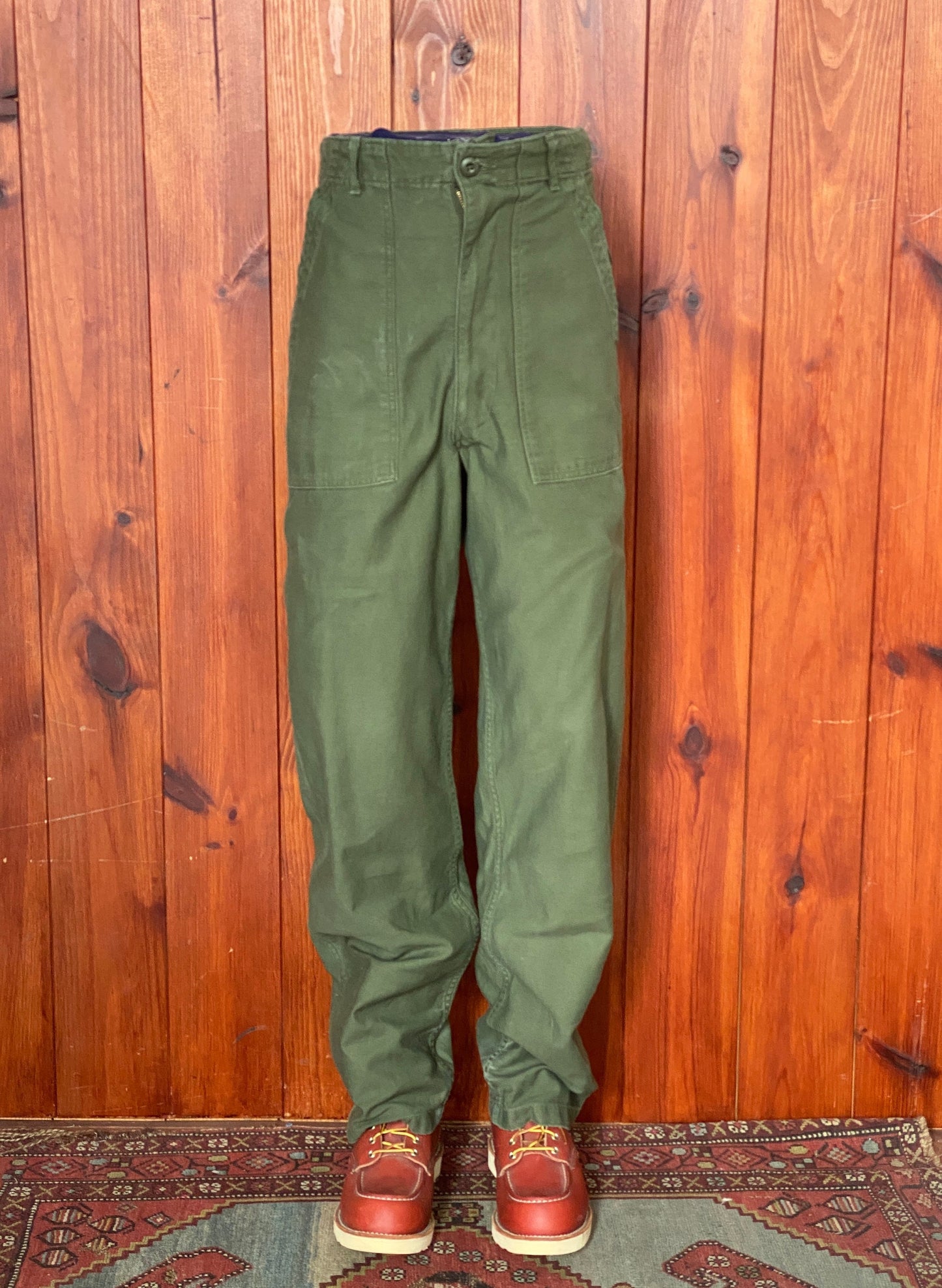 Size 29X35 Authentic 1968 Vietnam War Era OG-107 Fatigue Pants | Vintage Military Apparel