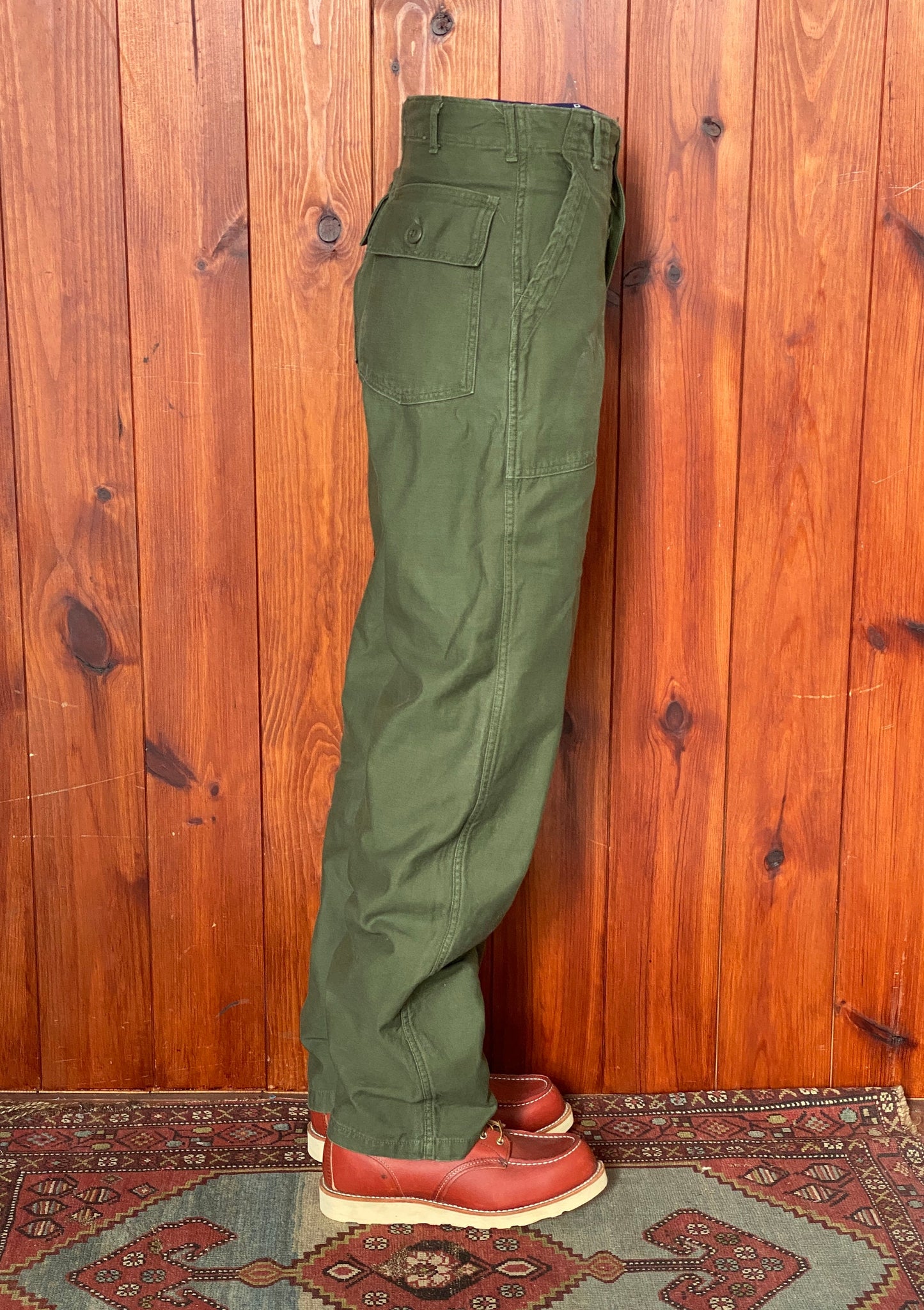 Size 29X35 Authentic 1968 Vietnam War Era OG-107 Fatigue Pants | Vintage Military Apparel