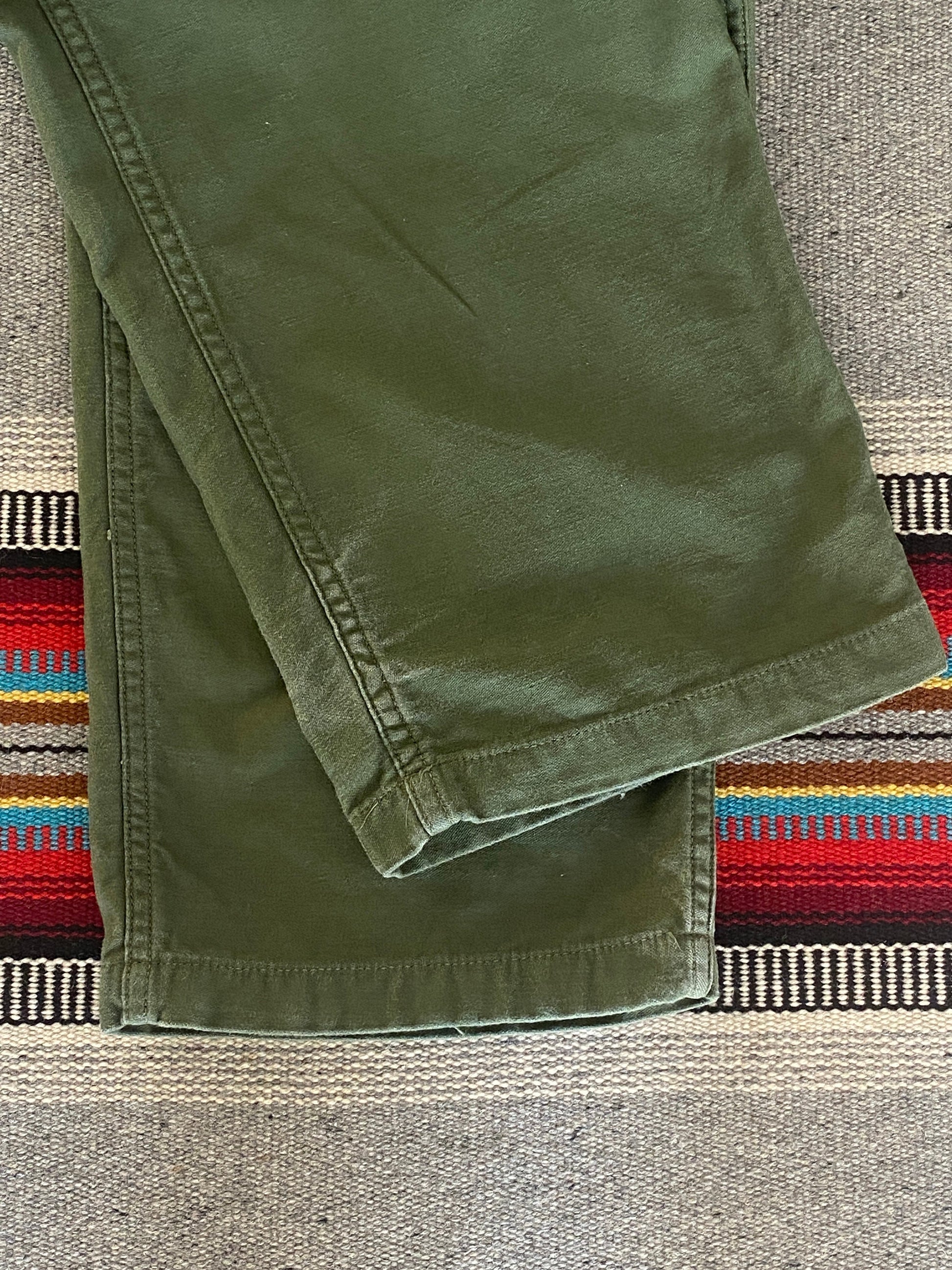 Size 29X35 Authentic 1968 Vietnam War Era OG-107 Fatigue Pants | Vintage Military Apparel