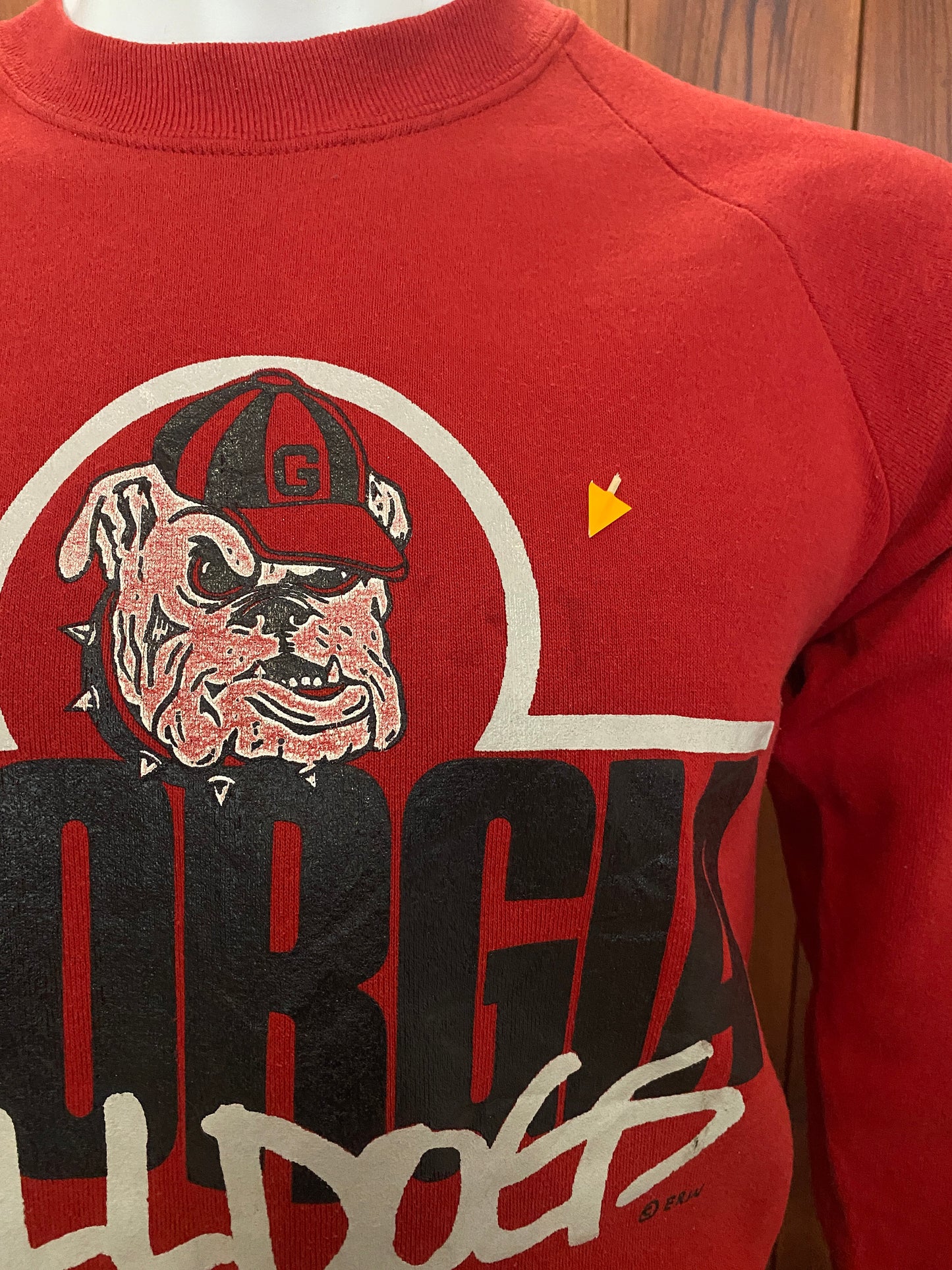 Vintage 90s Georgia Bulldogs Sweatshirt - Size M | Made in USA | Retro Collegiate Style