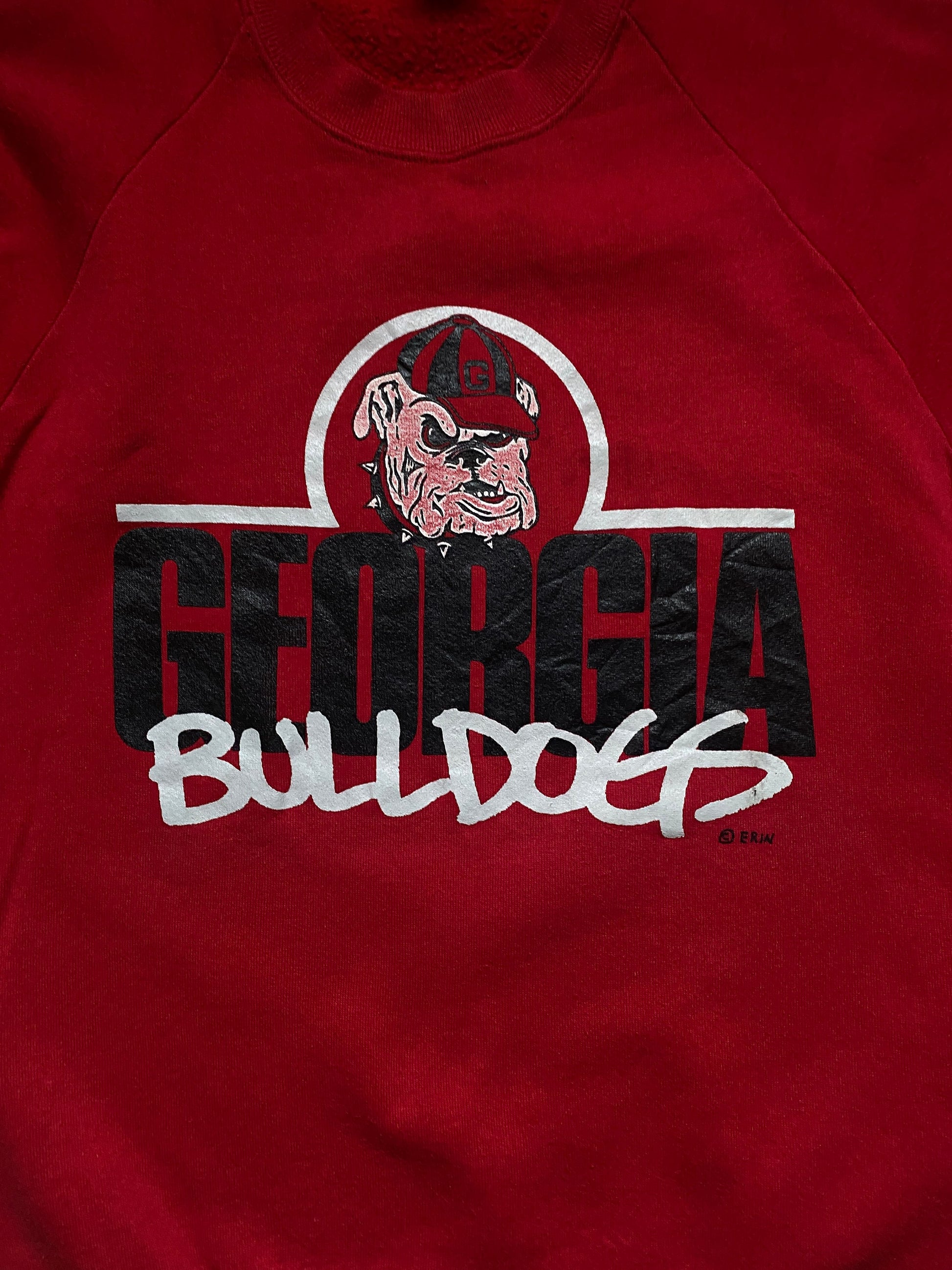 Vintage 90s Georgia Bulldogs Sweatshirt - Size M | Made in USA | Retro Collegiate Style