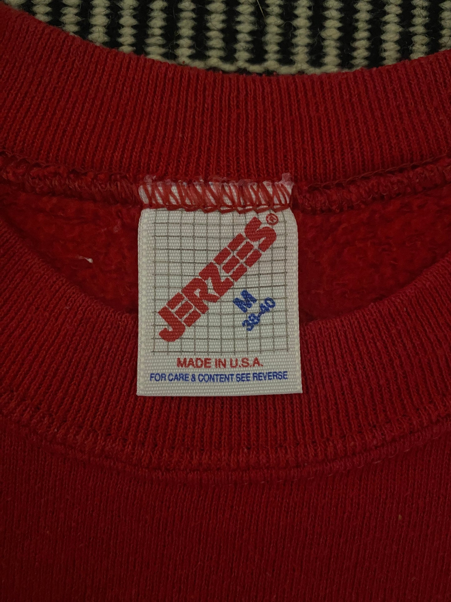 Med. 80s Vintage Red Raiders sweatshirt Made In USA