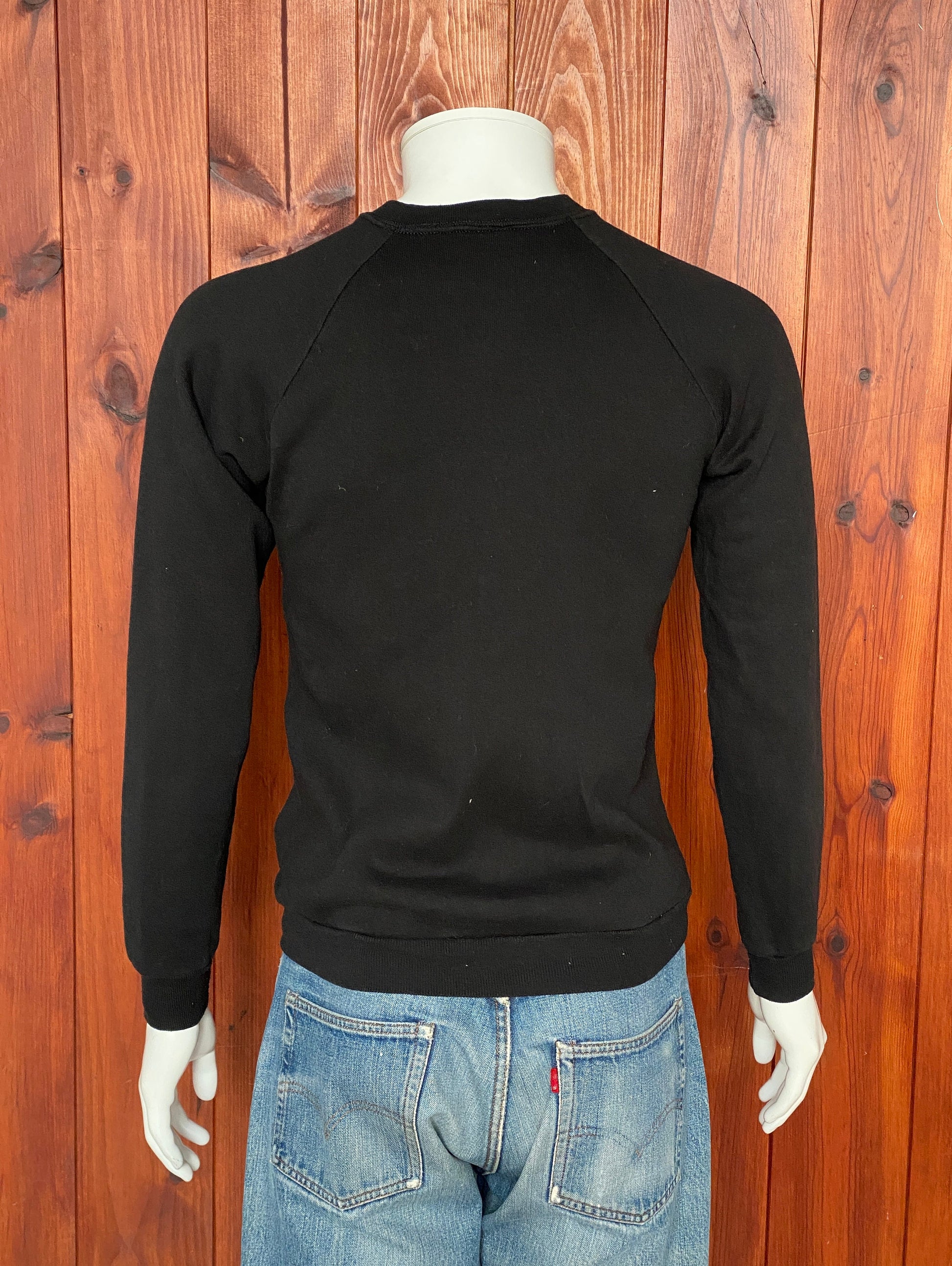 Medium 80s vintage Panthers sweatshirt made in USA - retro American apparel for your wardrobe.