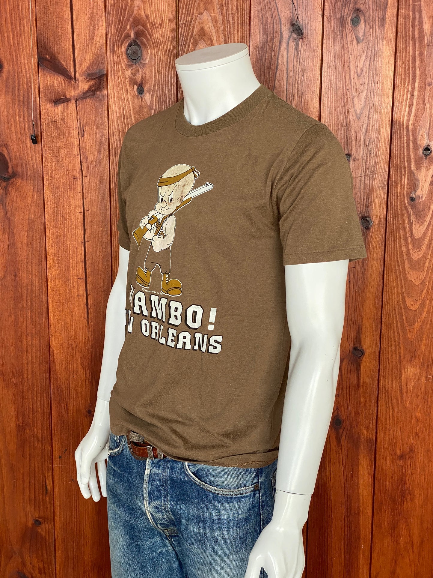 Large. Vintage 50/50 cotton 1985 New Orleans t shirt Made In USA