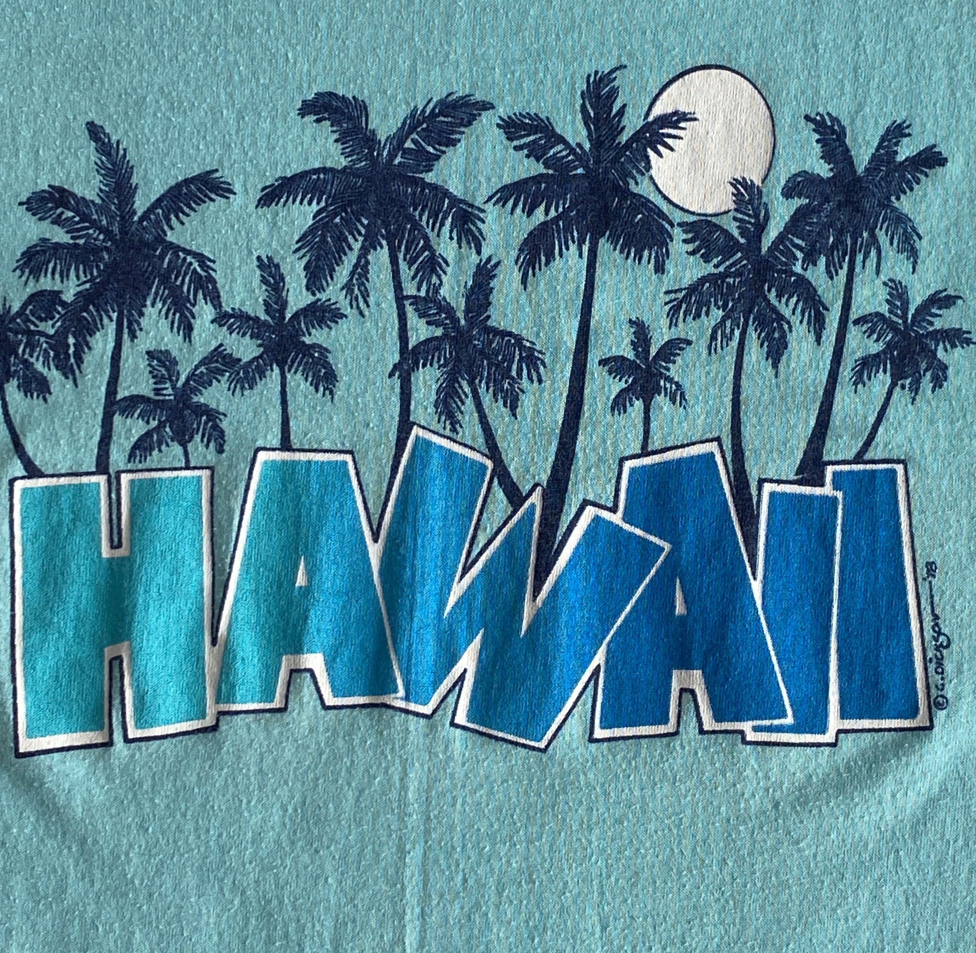 Vintage 1978 Hawaii T-Shirt - Size M | Made in USA | 50/50 Cotton Blend