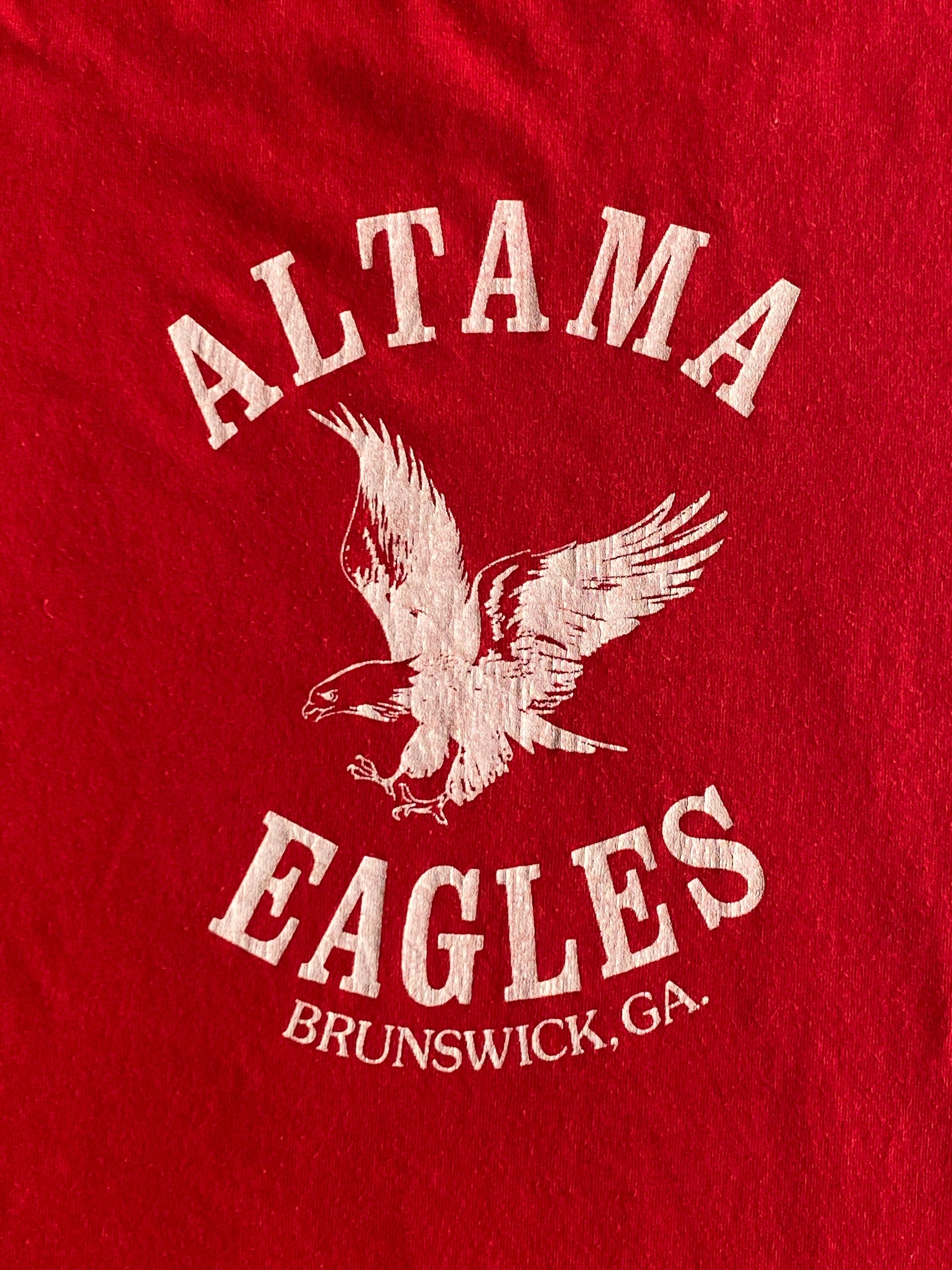 Vintage 80s Altama Eagles T-Shirt - Size M | Made in USA | 50/50 Cotton Blend