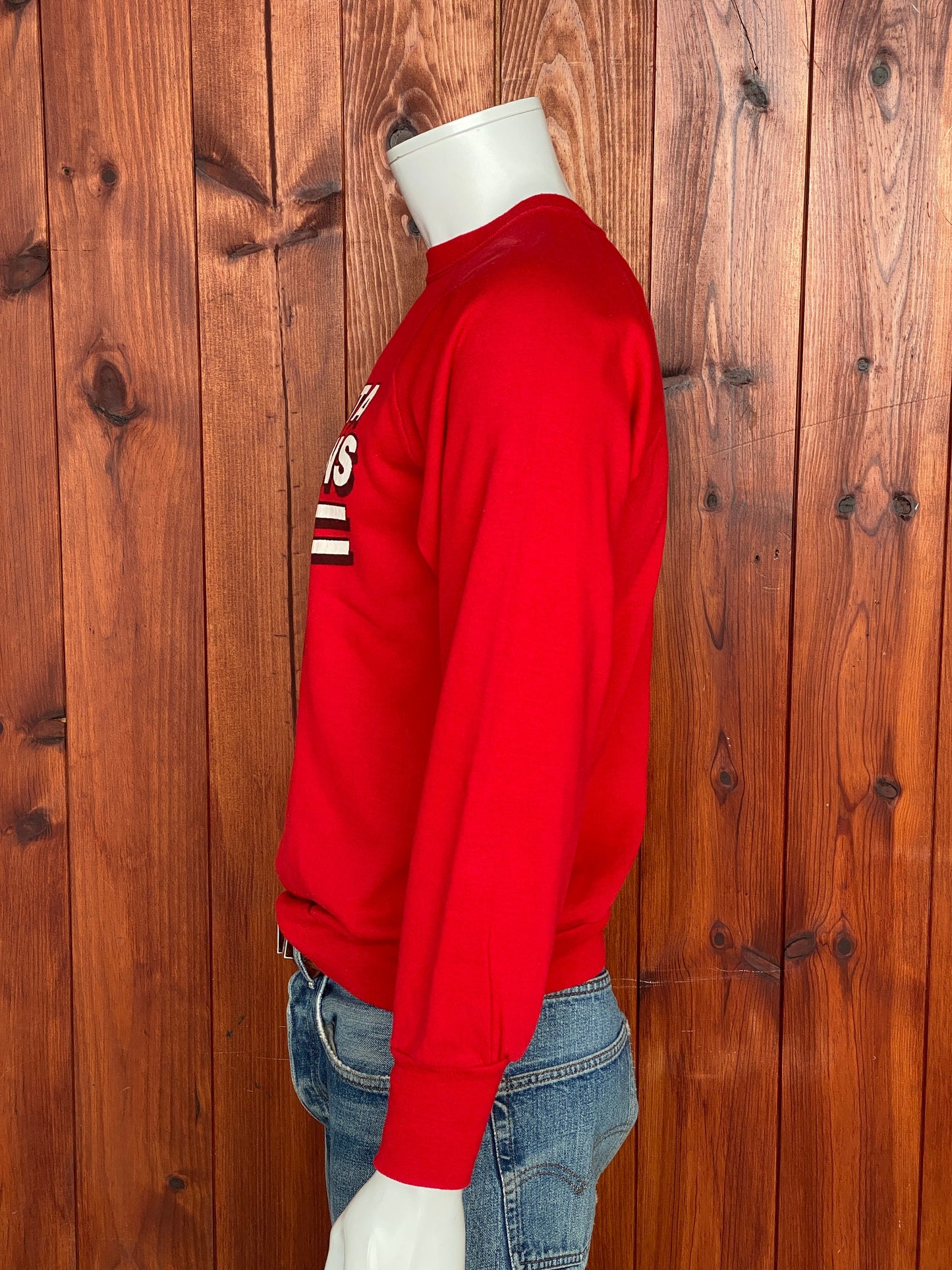 Medium Size Vintage 80s Atlanta Falcons Sweatshirt, Made in USA - Sports Memorabilia