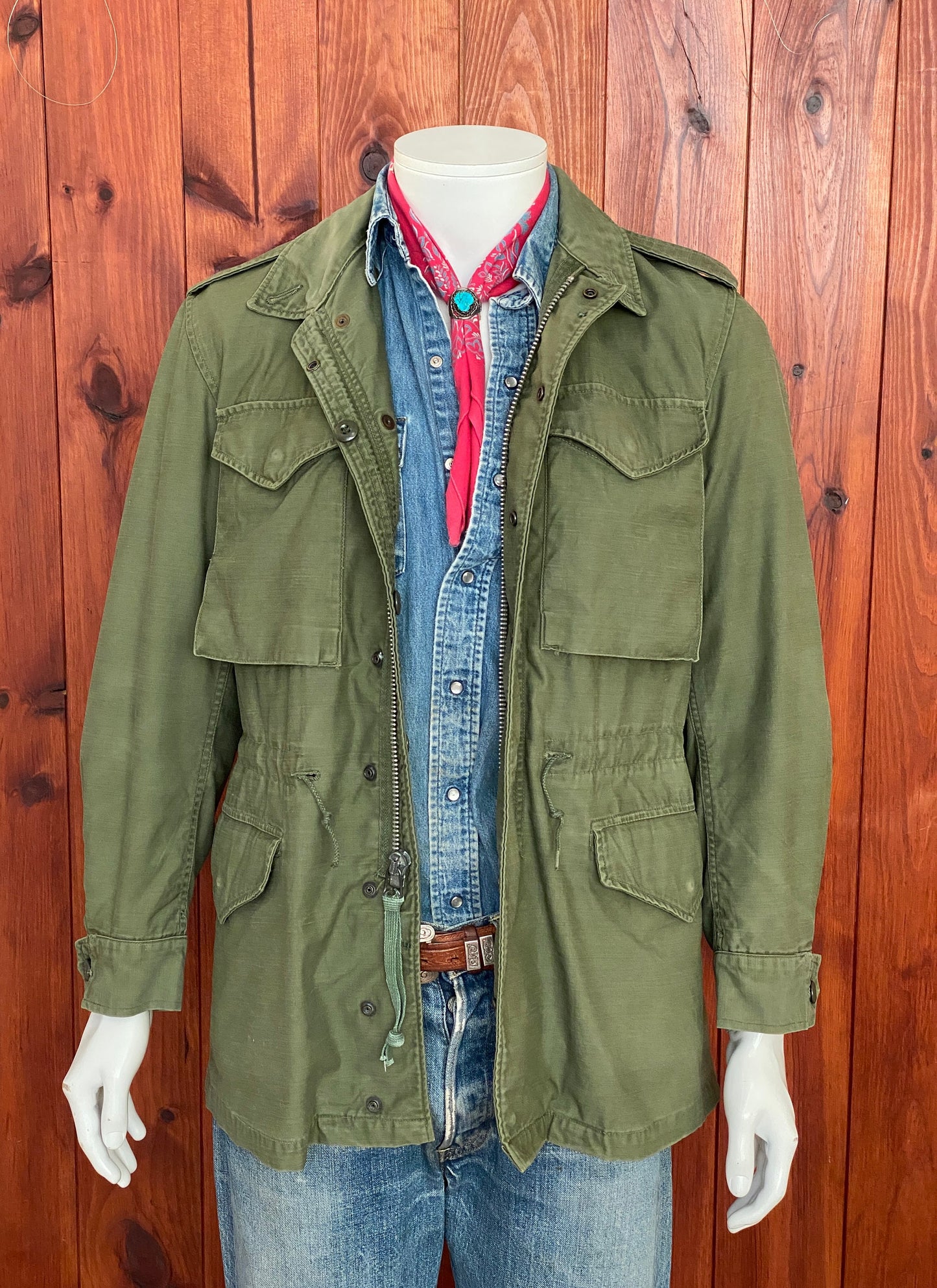 XSmall. Authentic Vintage US Army M-51 OG-107 jacket. Military