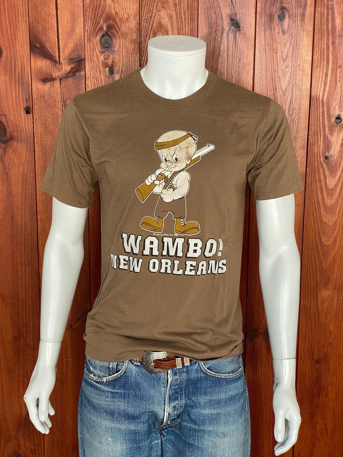 Large. Vintage 50/50 cotton 1985 New Orleans t shirt Made In USA