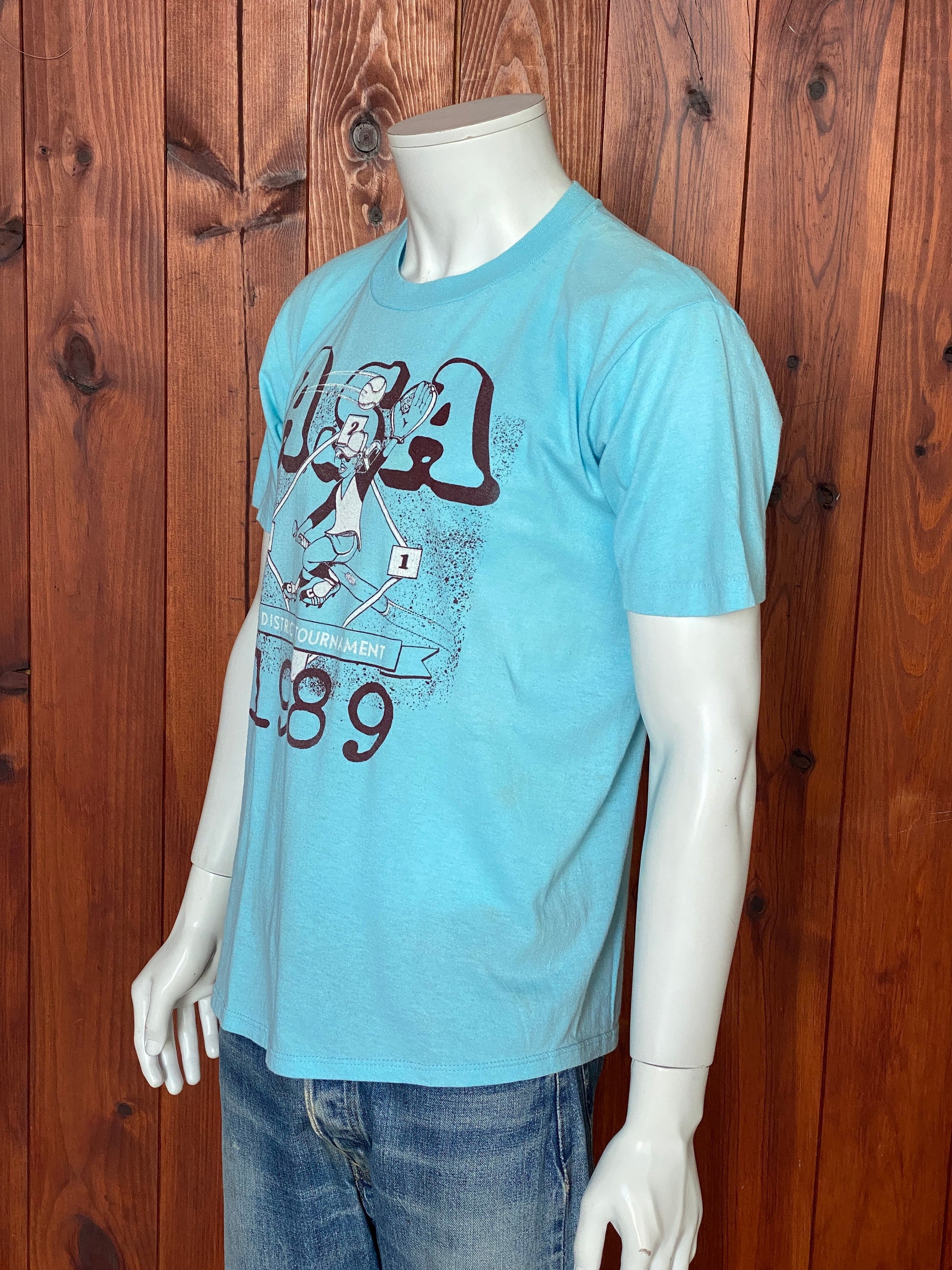 Vintage 80s ASA T-Shirt - Size M | Made in USA | 50/50 Cotton Blend