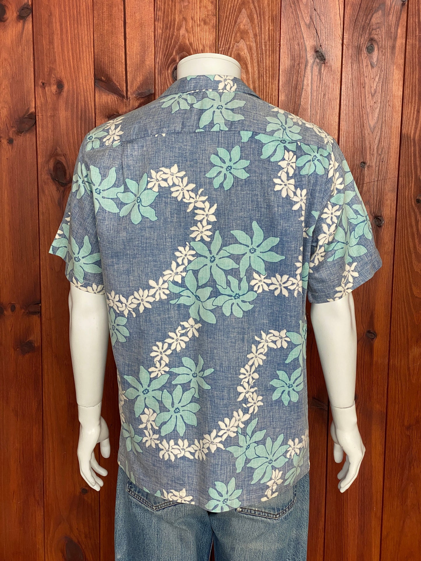 XL. Vintage 80s Hawaiian cotton shirt