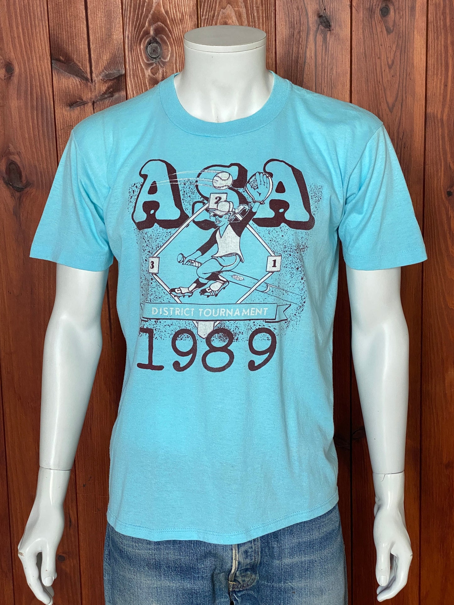 Vintage 80s ASA T-Shirt - Size M | Made in USA | 50/50 Cotton Blend