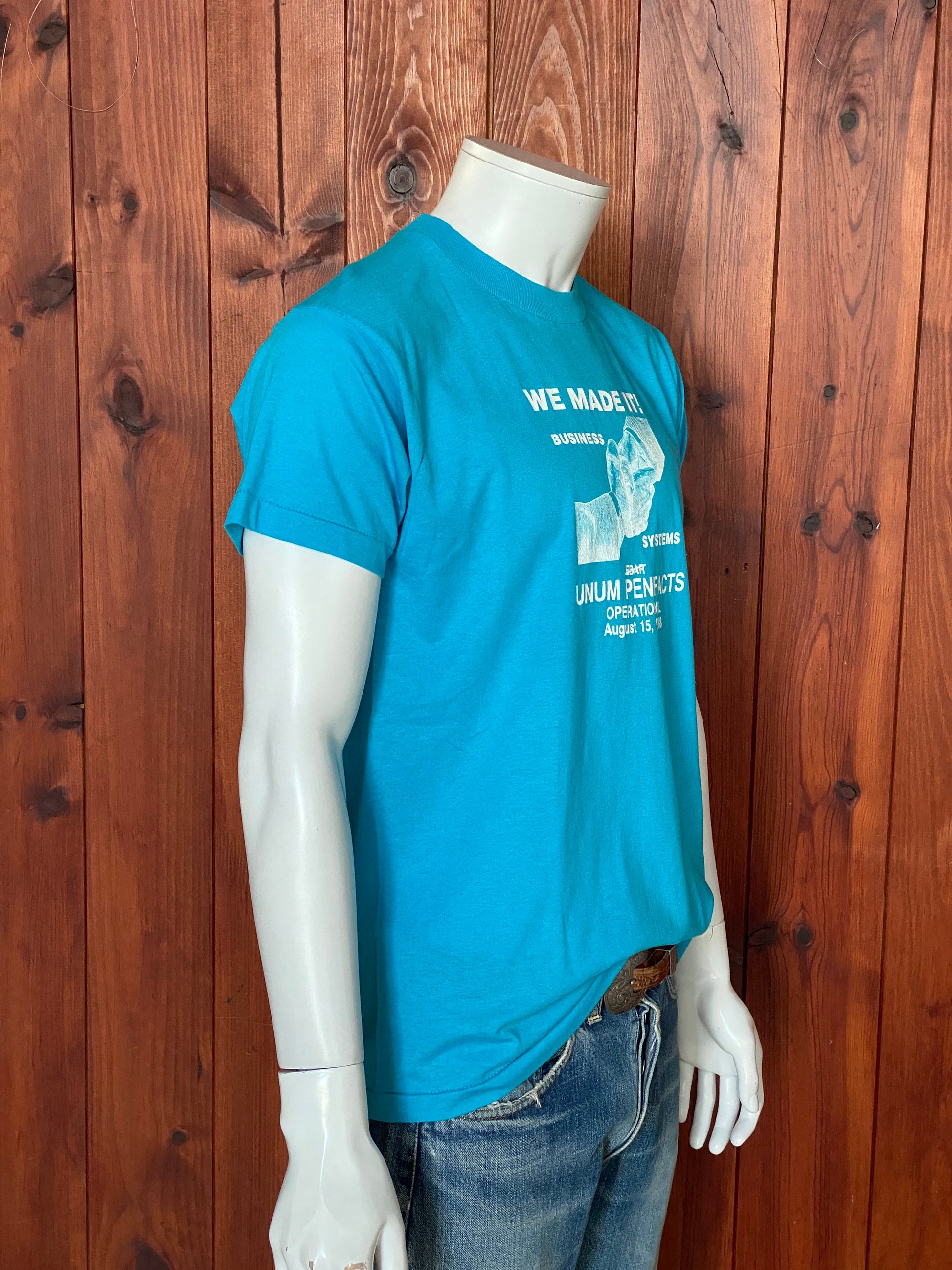 Medium 1988 vintage 50/50 cotton T-shirt made in USA by Screen Stars - retro American apparel for your wardrobe.