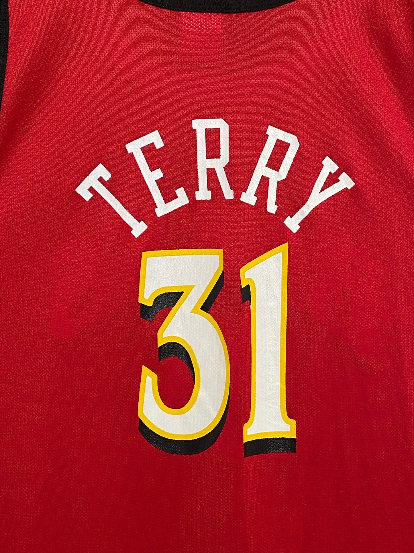 Vintage 90s Hawks Terry #31 NBA Jersey - Size 52 | Made by Champion